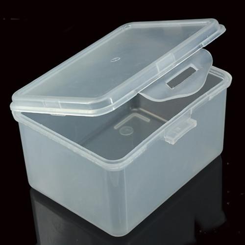有排水半透明 产品包装盒样品盒 印章盒长方形塑料盒子m12070